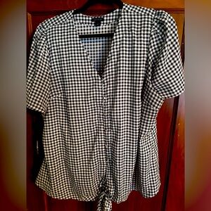 Ann Taylor checkered top